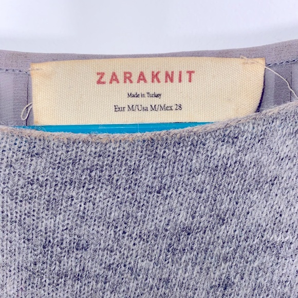 Zaraknit grey sweater. - Picture 4 of 4